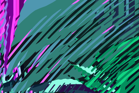 Abstract modern background. Creative colorful forms and shapes. Geometric pattern. Green, blue and purple bright graphic texture.の写真素材