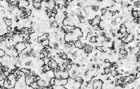 Marble texture. Natural grey and silver swirls and ripples on white background. Abstract pattern.の写真素材