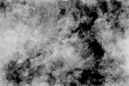 Abstract modern black and white painting . Dry brush painted paper , canvas , wall . Textured monochrome background.の写真素材