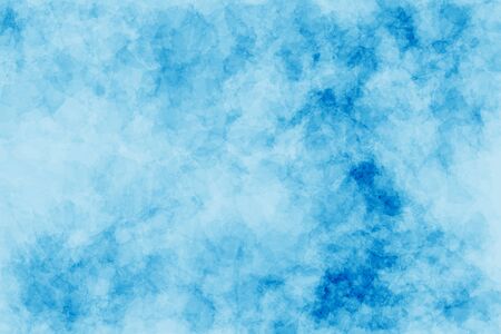 Abstract modern painting . Dry brush painted paper , canvas , wall . Textured background in blue tonesの写真素材