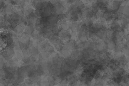 Abstract modern black and white painting . Dry brush painted paper , canvas , wall . Textured monochrome background.の写真素材