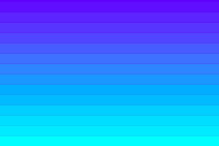 Bright horizontal striped background. Purple and cyan gradient lines. Glitch texture.の写真素材