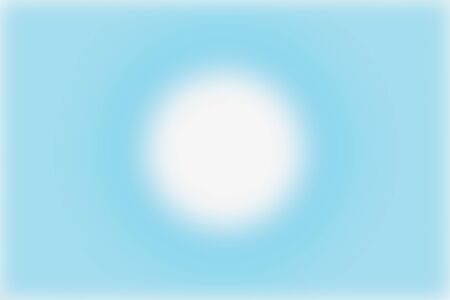 Bright sun shines in the clear blue sky.の写真素材