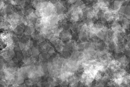 Abstract modern black and white painting . Dry brush painted paper , canvas , wall . Textured monochrome background.の写真素材