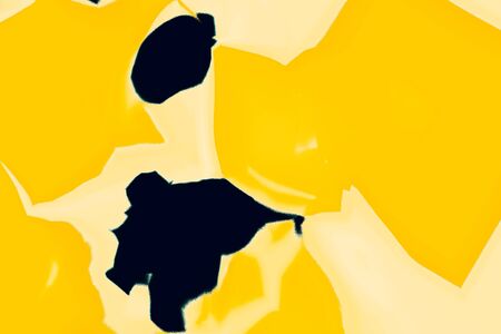 Absrtact black and yelow shapes .Abstract colorful modern background. Vivid texture.の写真素材