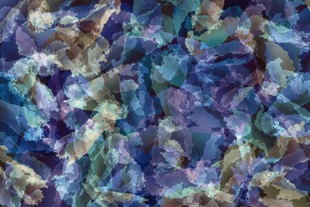 Abstract green , blue and purple background. Colorful texture. Brush strokes. Vivid stains pattern. Paint splash. Modern paintingの写真素材