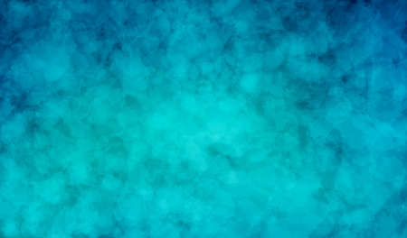Modern abstract background Colorful painting Grunge wall texture Vintage wavy pattern Textured drawn cement surface Gradient azure turquoise cyan blue colorsの写真素材