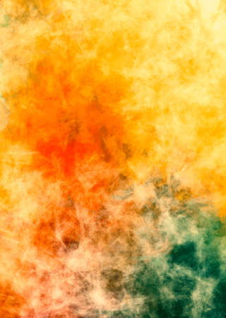 Colorful ink mix Abstract artwork on canvas Random pattern Mixed media textureの写真素材