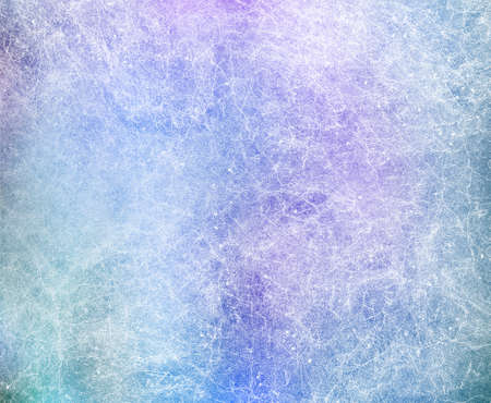 Purple and blue winter texture Rough marbled background Colorful paint spots Abstract surface textured with white cracks and streaksの写真素材