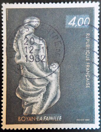 Boyan Family Stamp Franceのeditorial素材