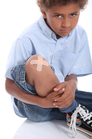 portrait of a little boyの写真素材