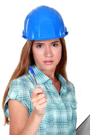 Bossy womanの写真素材
