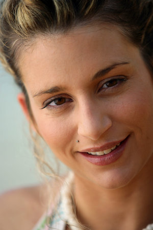 Portrait of young woman