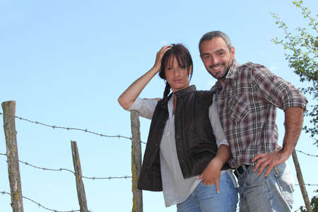portrait of a coupleの写真素材