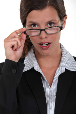A portrait of a businesswoman.の写真素材