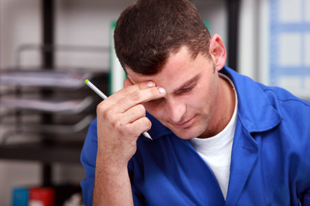 After a day of work let do the paperwork.