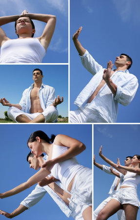 people doing tai chi