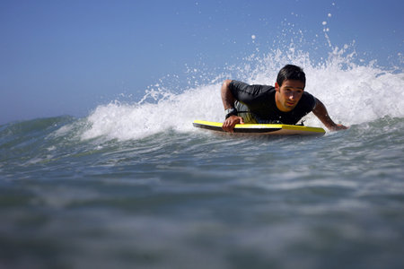 Man surfing