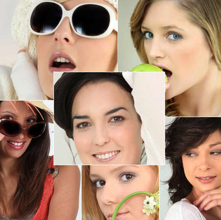 Faces of Womanの写真素材