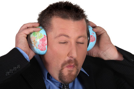 the noise of the worldの写真素材