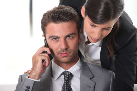 Business partners at workの写真素材