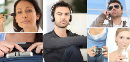 daily life activitiesの写真素材