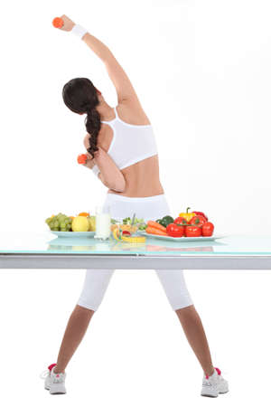 Healthy morning の写真素材