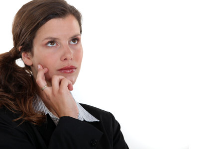 Portrait of a thoughtful woman