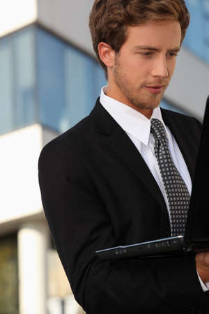 young executive workingの写真素材