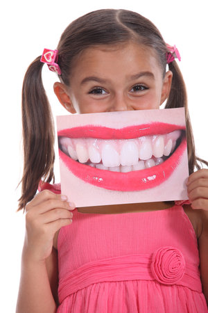 Girl with a big smile