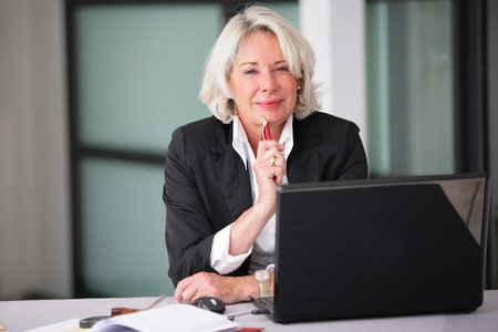An experienced businesswoman
