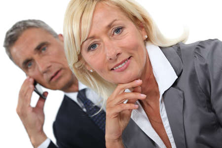 A couple of businesspeople.の写真素材