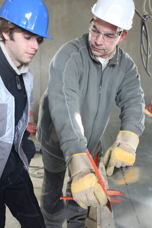 young apprentice and mature counterpart