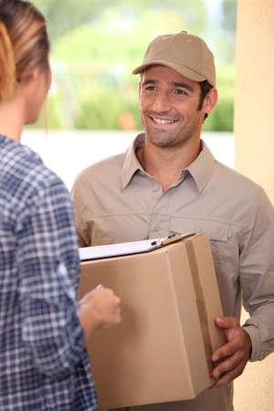 Home deliveryの写真素材