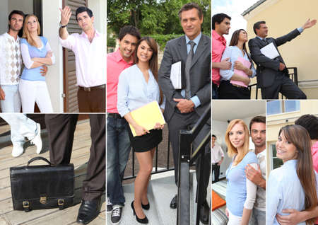 Real estate visitの写真素材