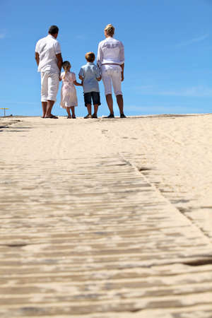 Family holidayの写真素材