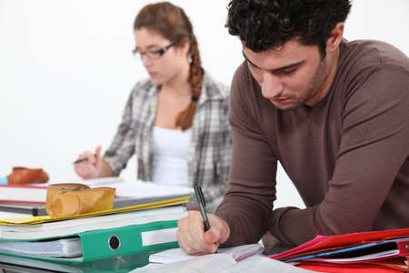 students studyingの写真素材