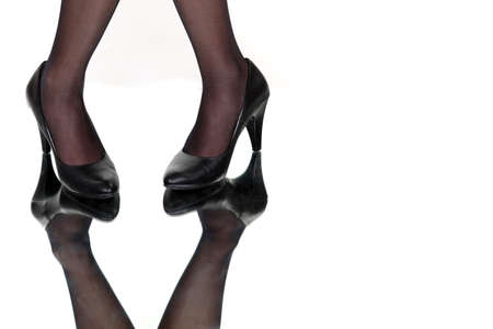 I'm on high heels.の写真素材