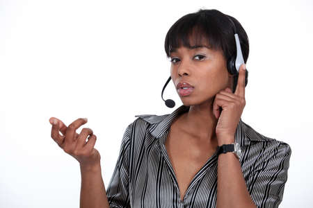 Telephone operatorの写真素材