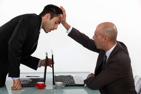 Business trying to steal ideasの写真素材