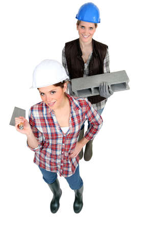 A team of tradeswomenの写真素材