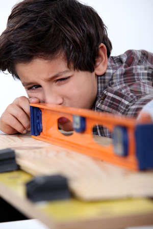 Carpenter Childの写真素材