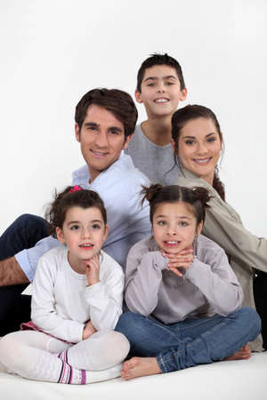 Family portraitの写真素材