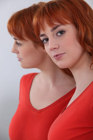 woman posingの写真素材