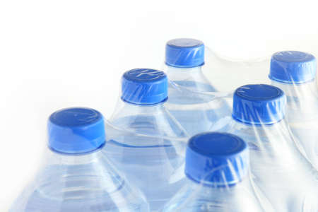 Pack of bottles waterの写真素材