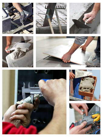 Building mosaicの写真素材