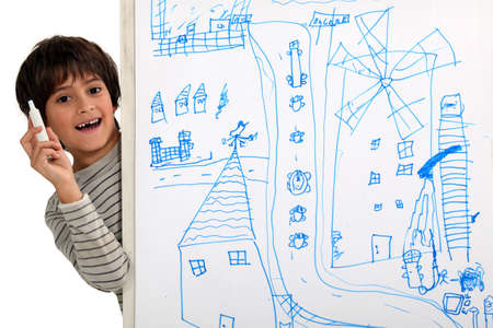 Look at the artistの写真素材