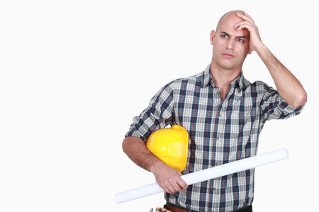 An angry tradesman