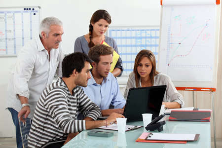 picture of a business meetingの写真素材