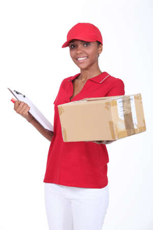 Here is your package の写真素材